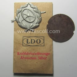 WH (Heeres, LW ie. Waffen-SS-) so-called: 'Kraftfahrbewährungs-Abz. in...