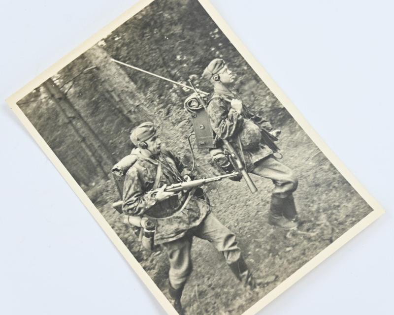 German Waffen-SS Kriegsberichter Postcard 'Unsere Waffen-SS'