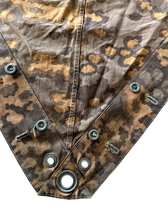 WWII German Waffen SS Zeltbahn Oak Leaf pattern