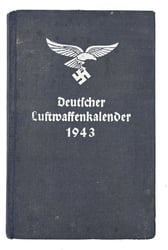 German LW Pocket Kalender 1943