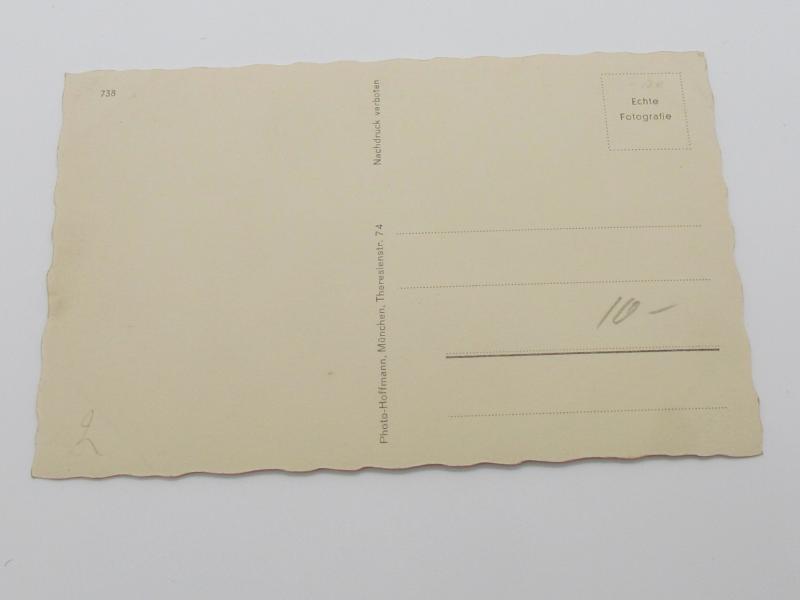 Postcard :  Adolf with entourage