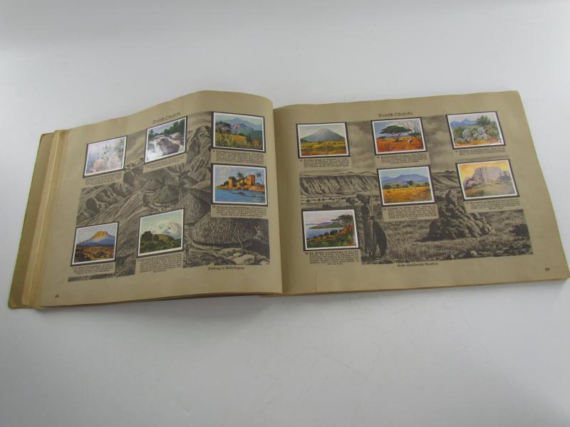 Deutsche Kolonien” Album of stickers 1936