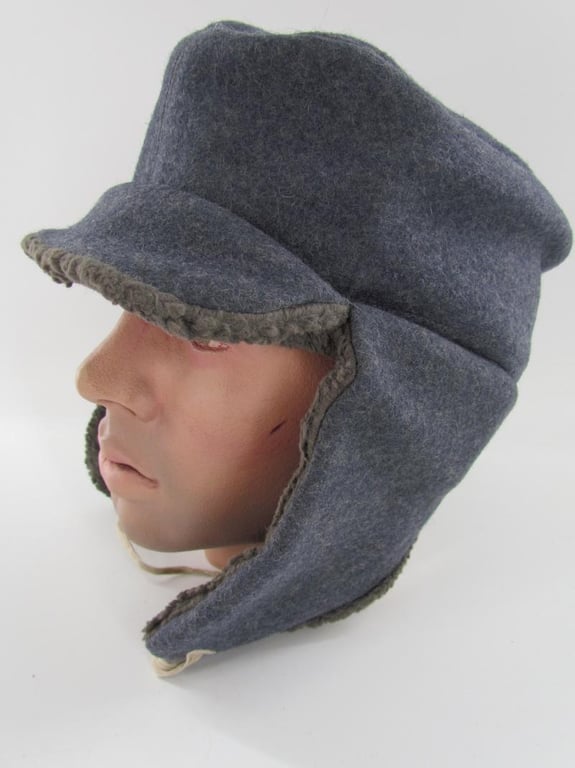 Luftwaffe Winter Fur Cap Maker Marked and LBA Stamp....Mint