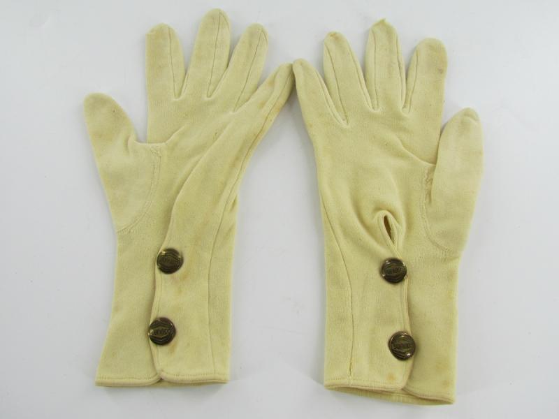WH/SS Officer white Dress Gloves