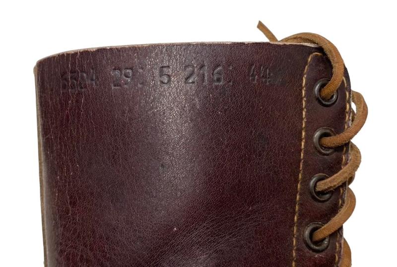 2nd Model Fallschirmjäger Jumpboots in Brown (!) Leather