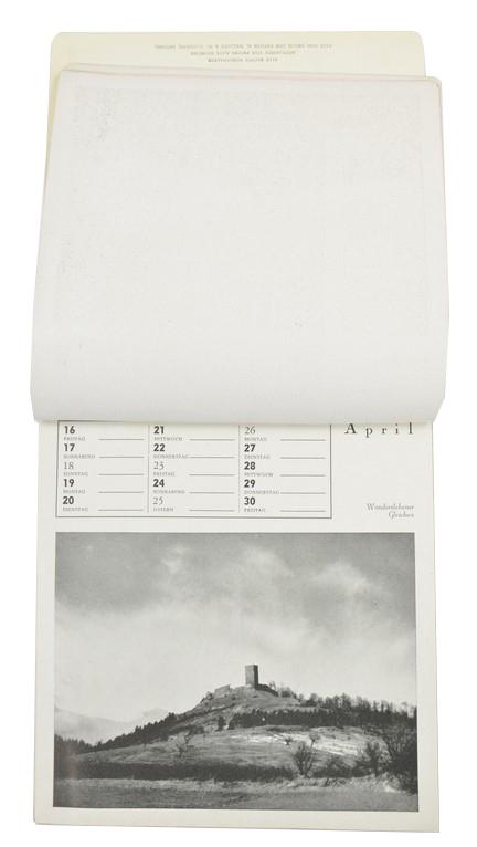German Third Reich Era Kalender 1945