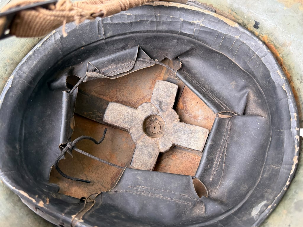 British Camouflaged Helmet