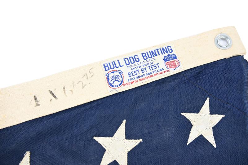 US WW2 48 Star Stars & Stripes National Flag 'Bull-dog'