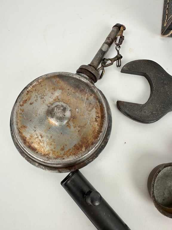 Original German WWII MG 34 Preßstoff & Leather Gunners Kit Tool Pouch