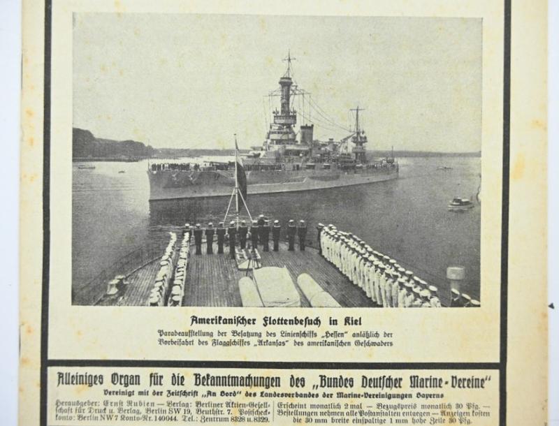 German Reichsmarine Magazine 1930