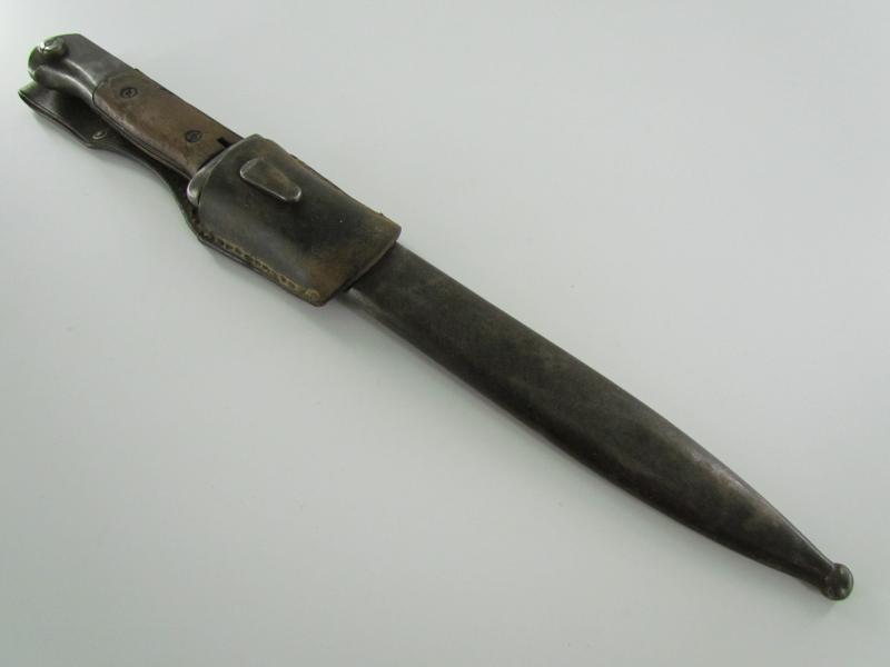 K98 Bayonet (Seitengewehr)SG 84/98 With Frog