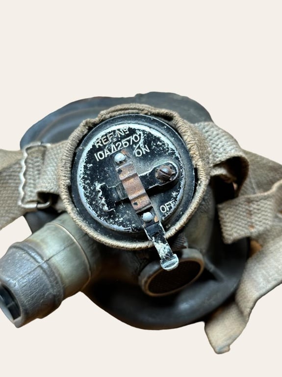 British WWII RAF Flight Cap, Goggles and Oxygen Mask