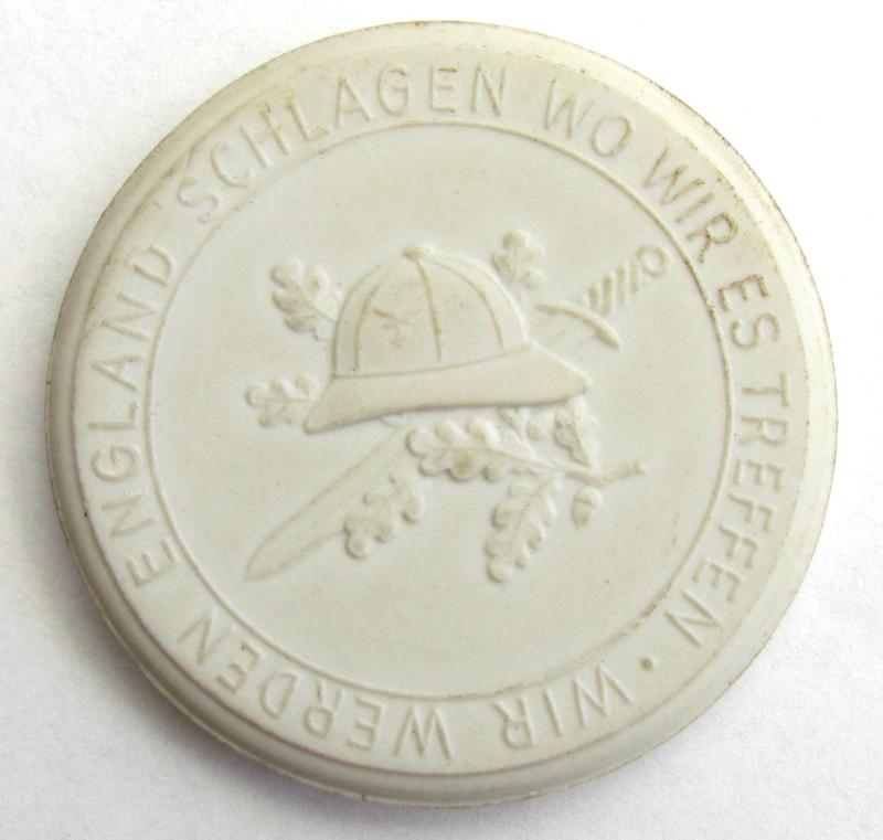 Luftwaffe Africa Corps Porcelain Commemorative Table Coin