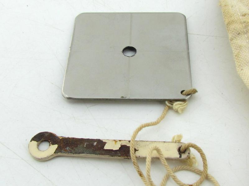 British WWII RAF 1941 Pat Emergency Heliograph in Issue Pouch