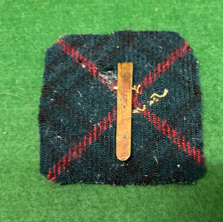 WW1 4TH South African Infantry ( Scottish) Glengarry or Tam o Shanter Badge