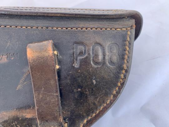 WH (Heer)/Waffen-SS Leather P08 Holster -1941-