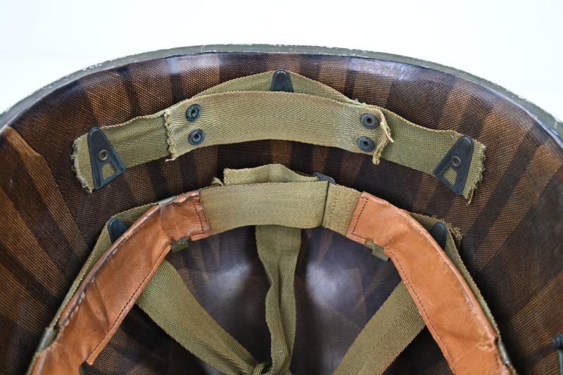US WW2 M1 Swivel Bale Combat Helmet 'Schleuter'