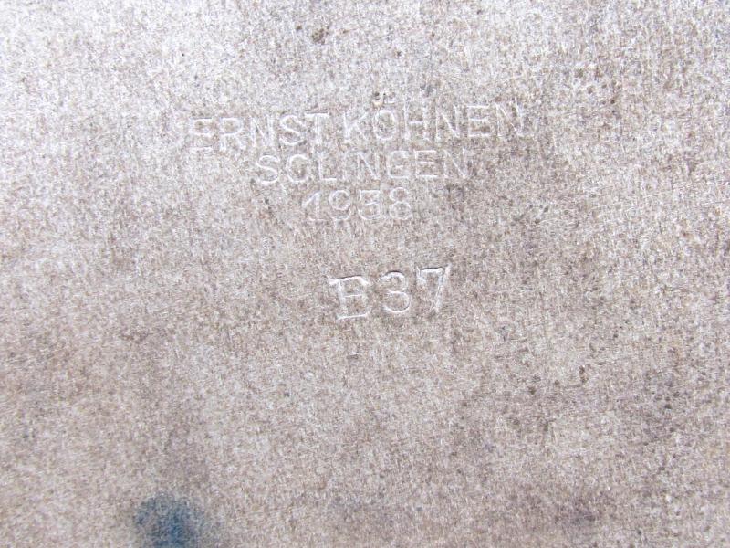 German Brown Leather Map Case with insert