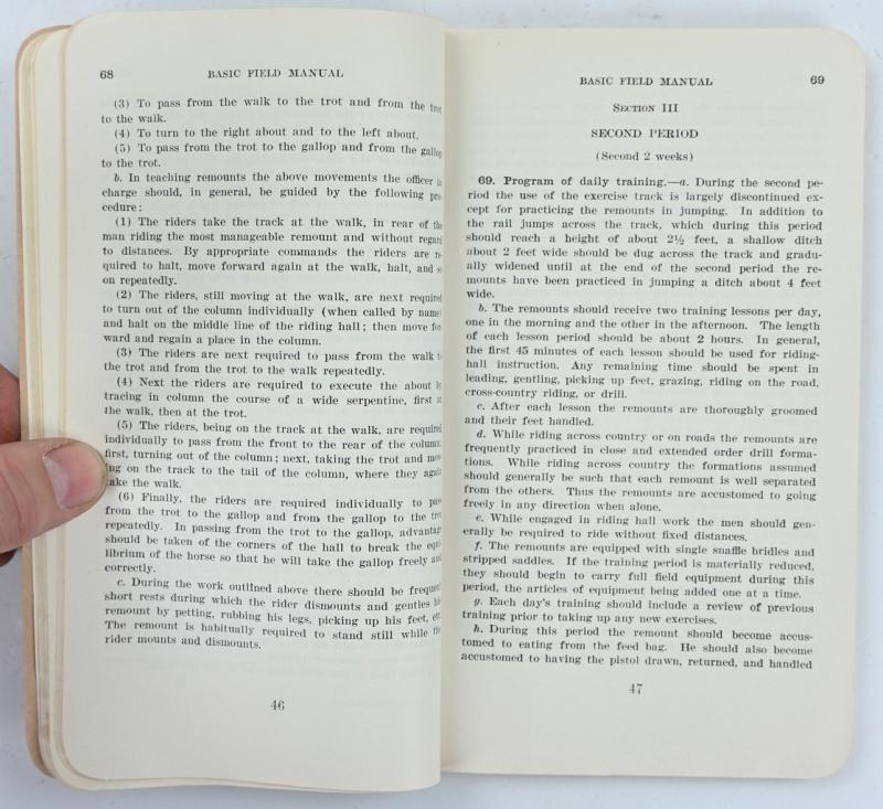 US WW2 FM 25-5 Basic Field Manual 'Animal Transport'