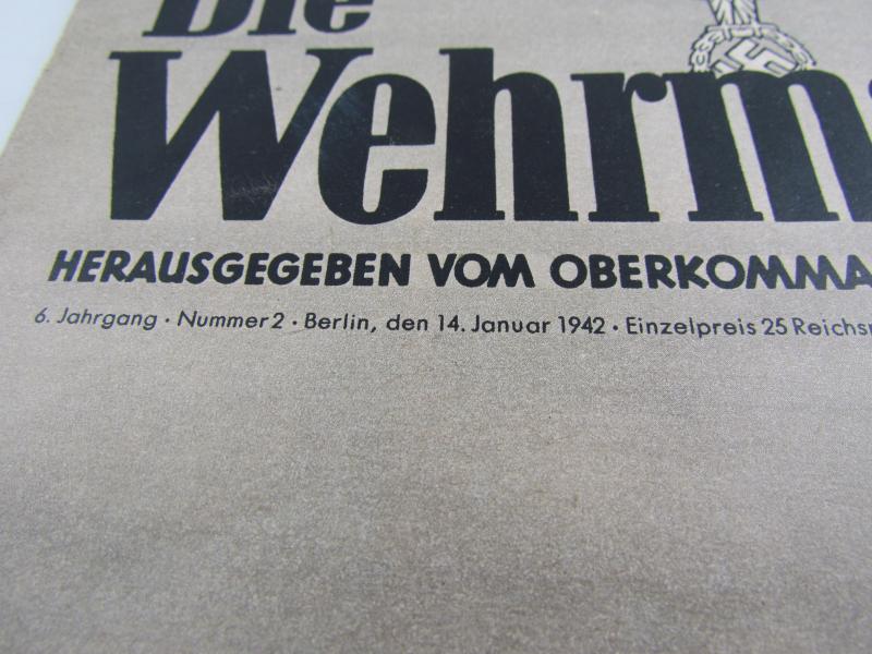 Magazine Die Wehrmacht, January 1942