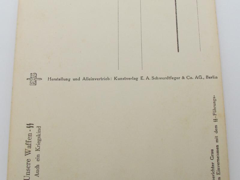 Postcard : Unsere Waffen-SS