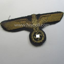 Very detailed and clearly tunic-removed, WH (Kriegsmarine) officers'-type,...