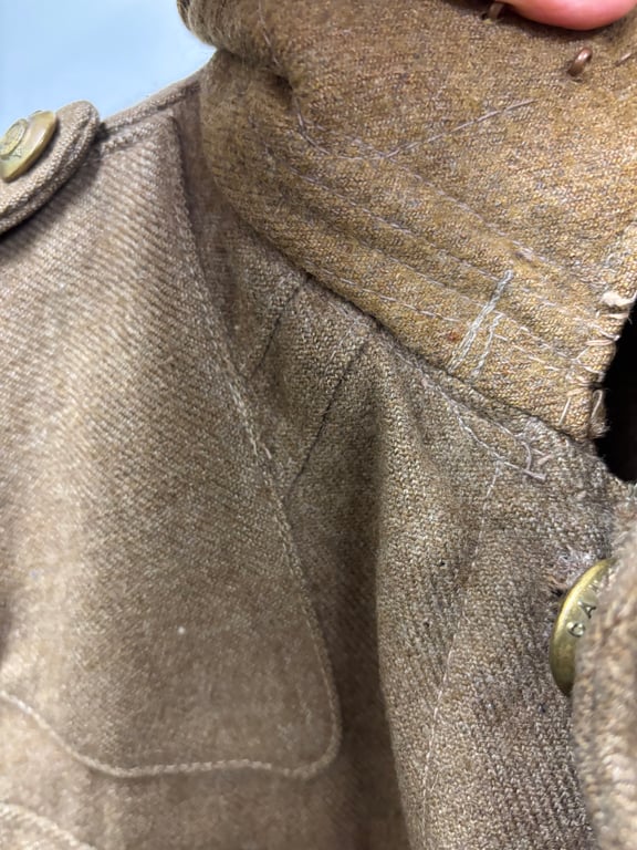 Canadian Made 1902 Pattern Jacket Dated 1918