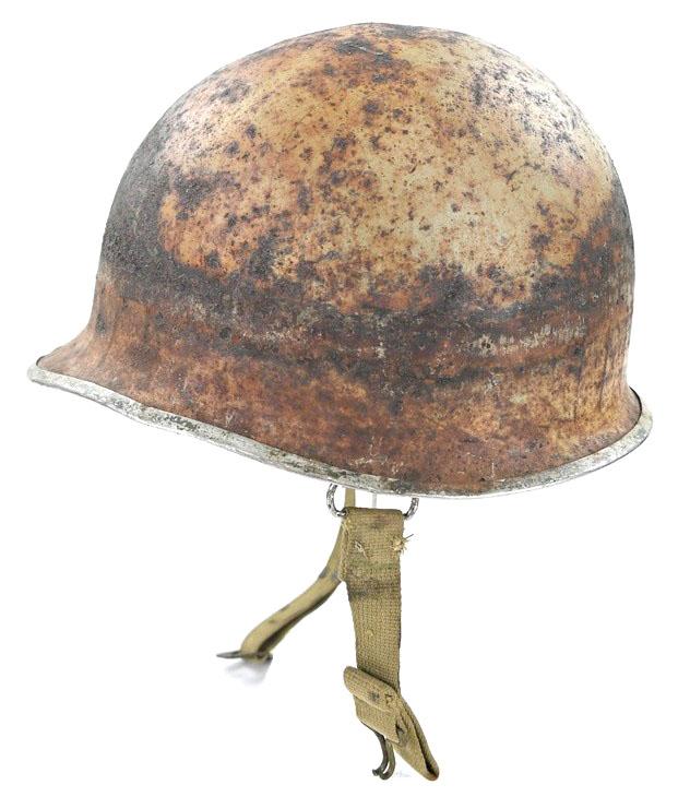 US WW2 Salty Navy M1 Helmet