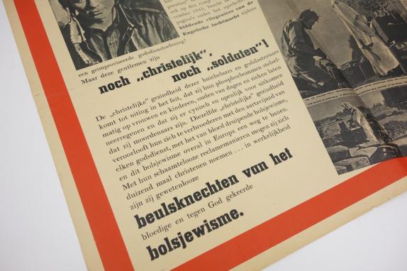 Dutch Poster Moordenaars voorzien van een officieel etiket