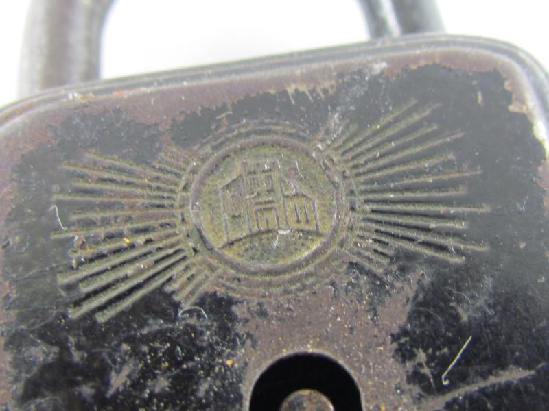 German Padlock made by Burg  With Key