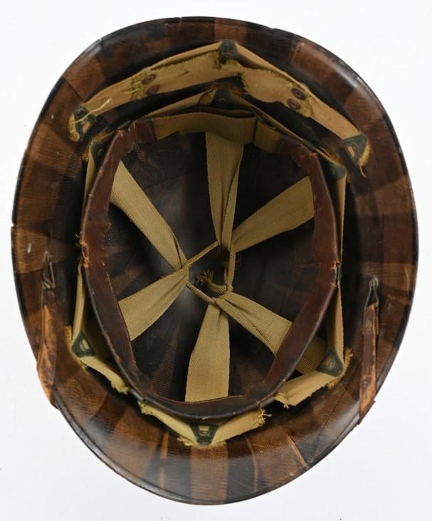 US WW2 M1 Camouflaged Helmet Liner