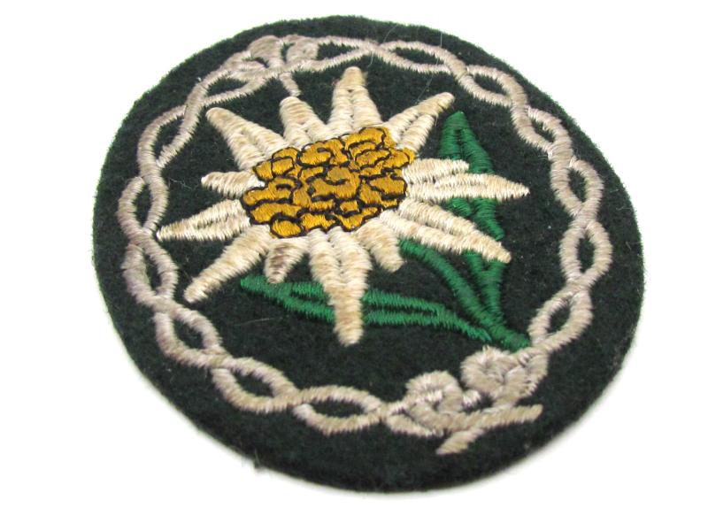 Wehrmacht Gebirgsjäger Edelweiss sleeve badge