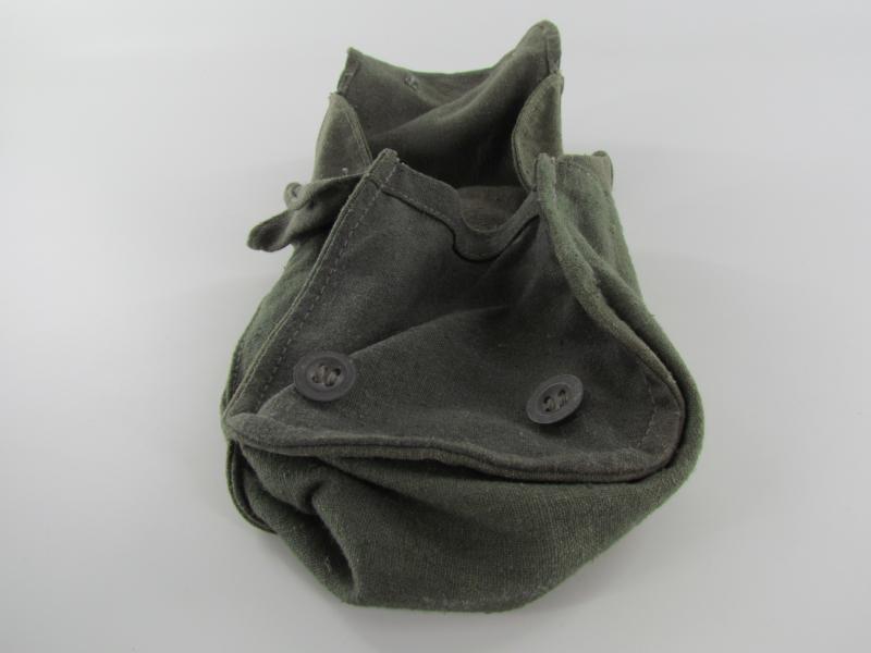 German Wehrmacht Gas Mask Filter Pouch 1944 Dated