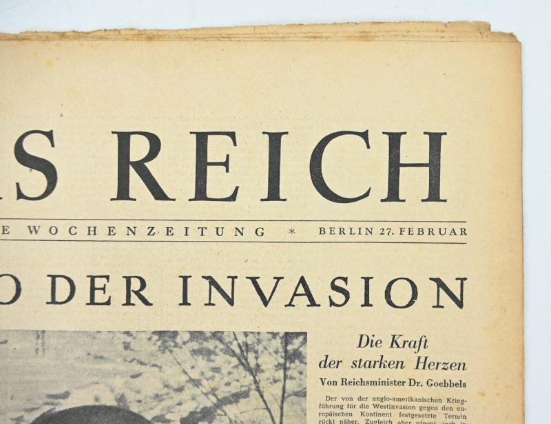 German Newspaper “Das Reich” 27 February 1944