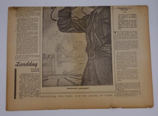 Dutch NSB Newspaper "Volk en Vaderland"