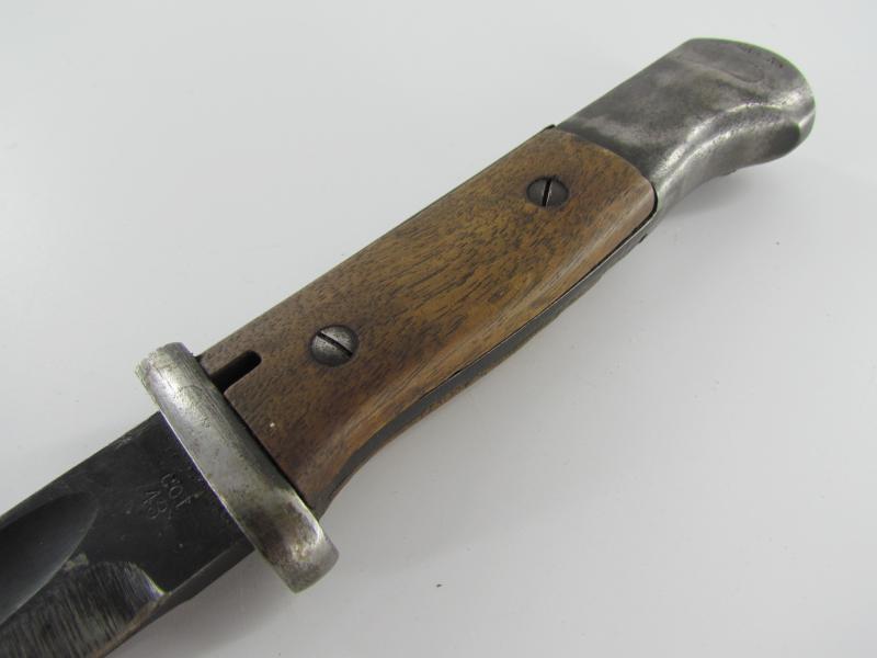 K98 Bayonet (Seitengewehr)SG 84/98 With Frog