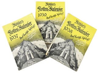 German Third Reich 'Kohler's Flotten-Kalender' Set