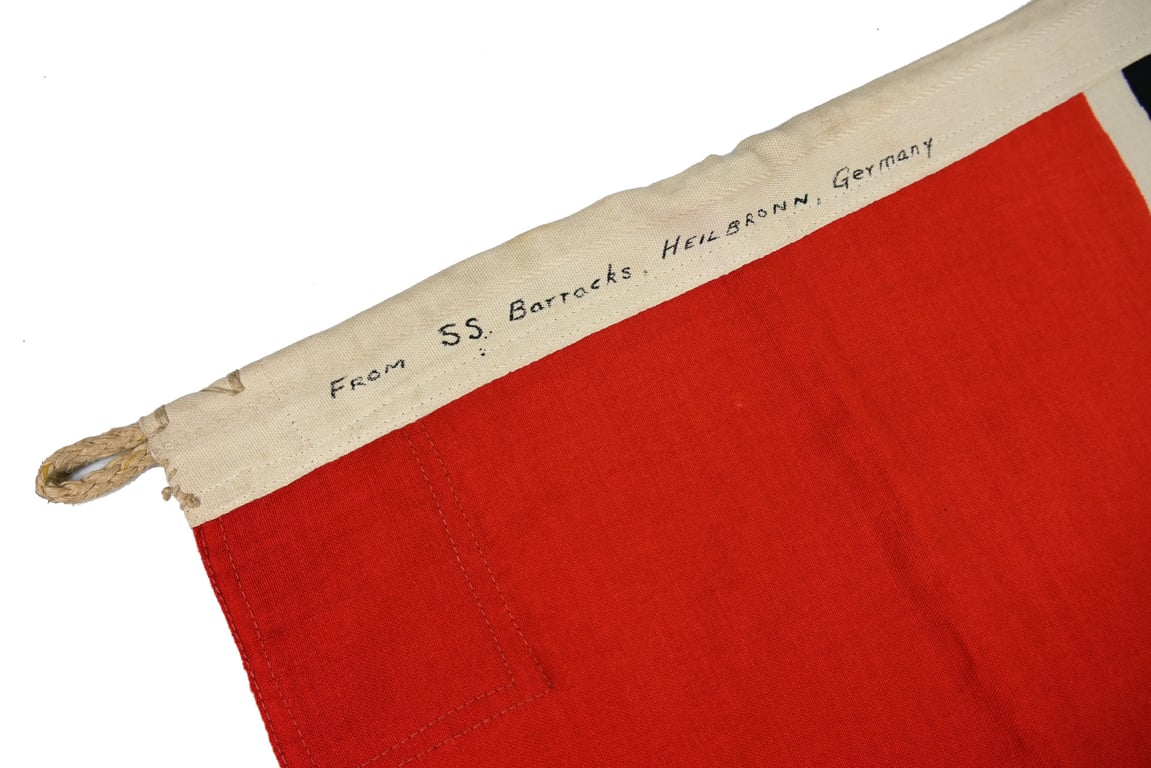 German KM Reichskriegsfahne 100x170cm (SS Barracks Heilbronn)