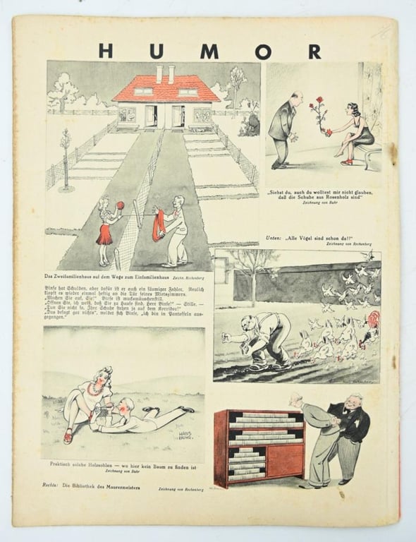 German Third Reich Magazine 'Die Woche' 1940