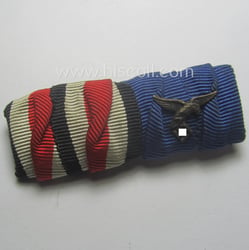 2-pieced, WH (LW) ribbon-bar (ie. 'Feld- o. Bandspange')...