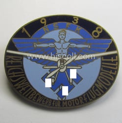 Commemorative, N.S.F.K.-related brooch (ie. 'Brosche') being a maker-...