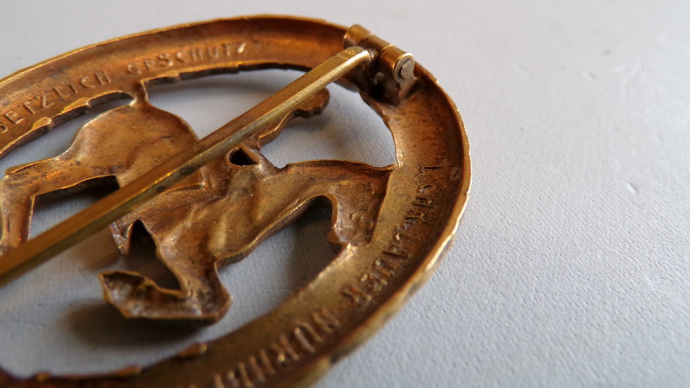 Deutsches Reiterabzeichen 3. Stufe in Bronze