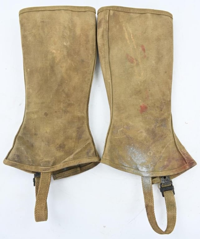 US WW2 Combat worn Leggings