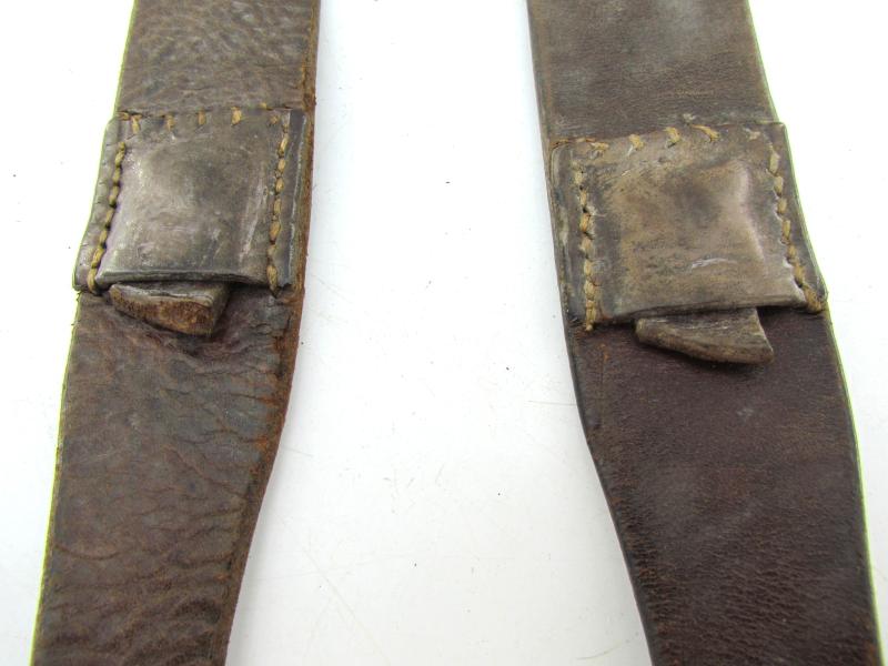 Wehrmacht leather Y-straps ‘Koppeltragegestell’