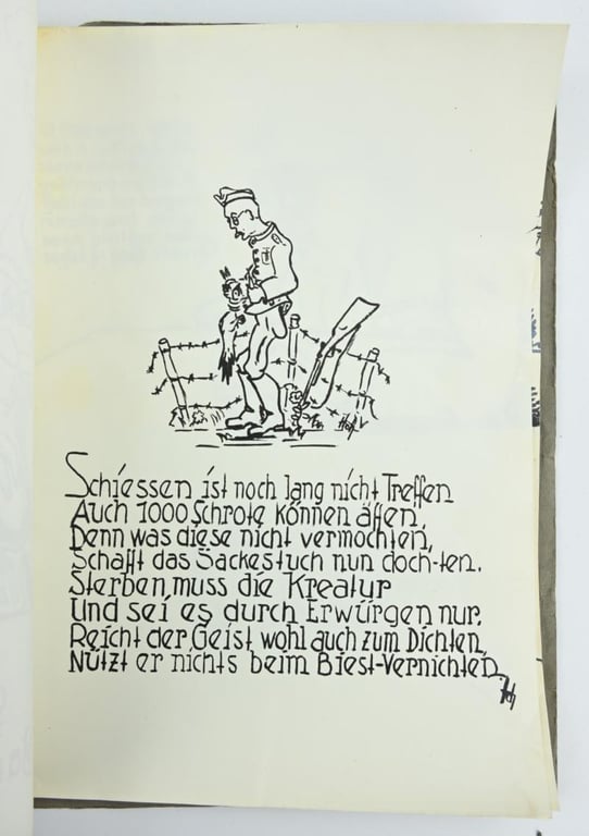 German WH I.R. 708 Christmas Party Book 1941