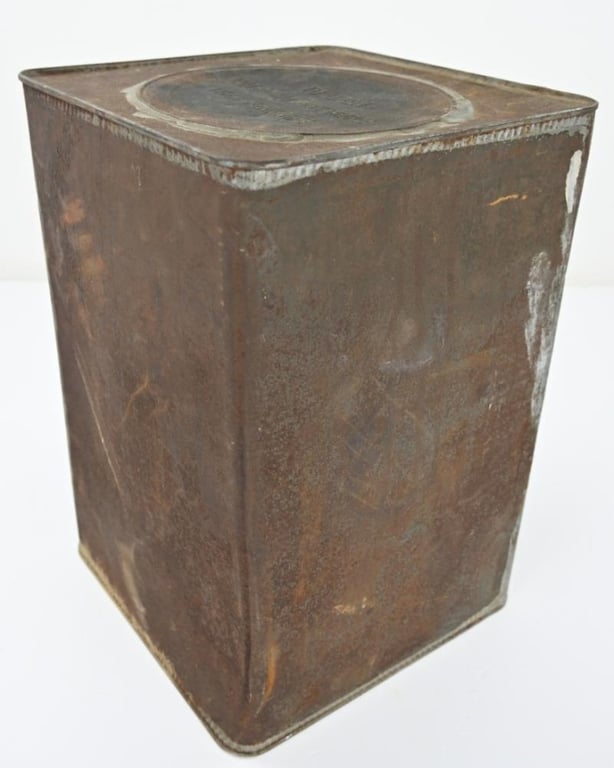 British WW2 Welfare Biscuits Tin Can FULL