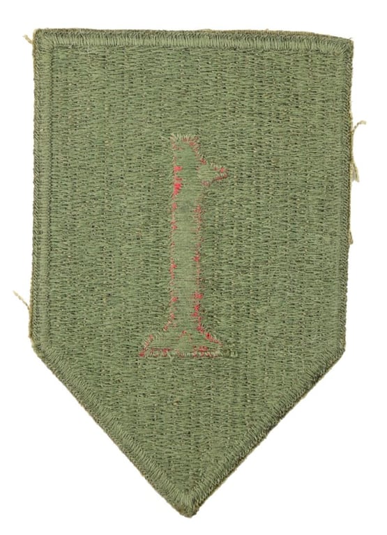 US WW2 1st Infantry Division Named Grouping 'Major Robert Lee Bullard III'