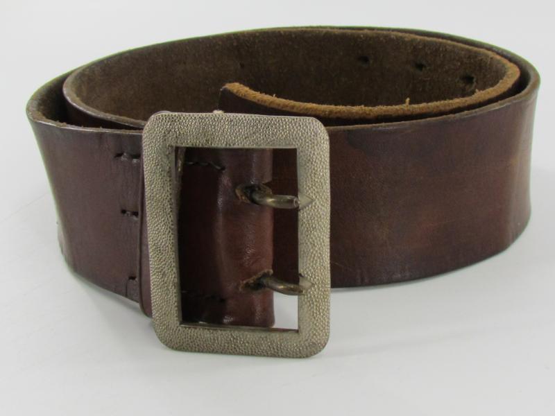 WH/LW Brown Officer ‘Zweidorn’ Double Claw Belt