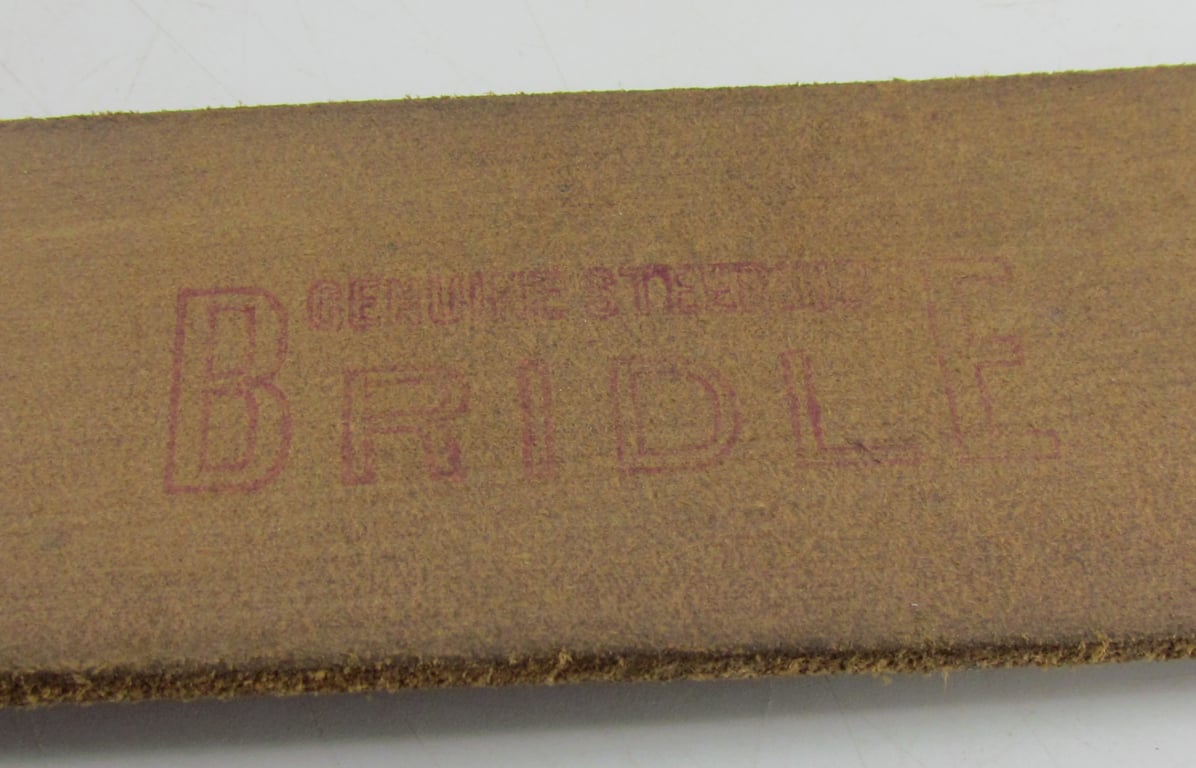 Original WWII U.S. Army leather garrison belt