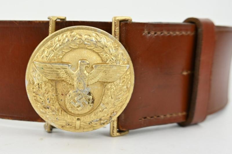 German NSDAP Political Officers Belt & Beltbuckle
